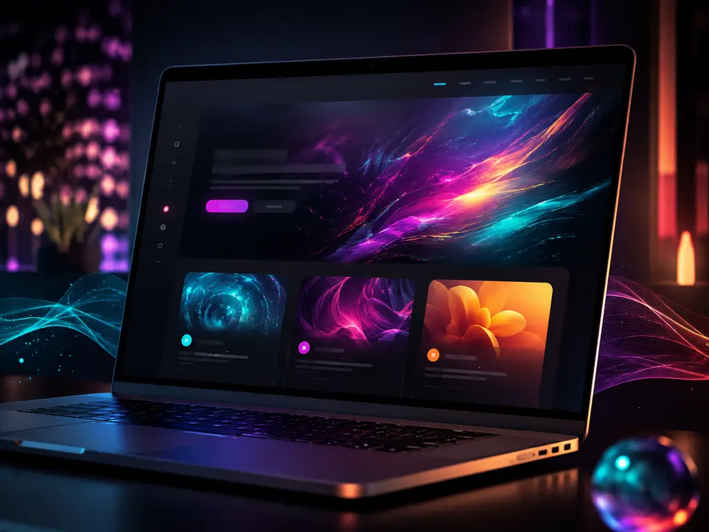 Mockup principal de um site profissional