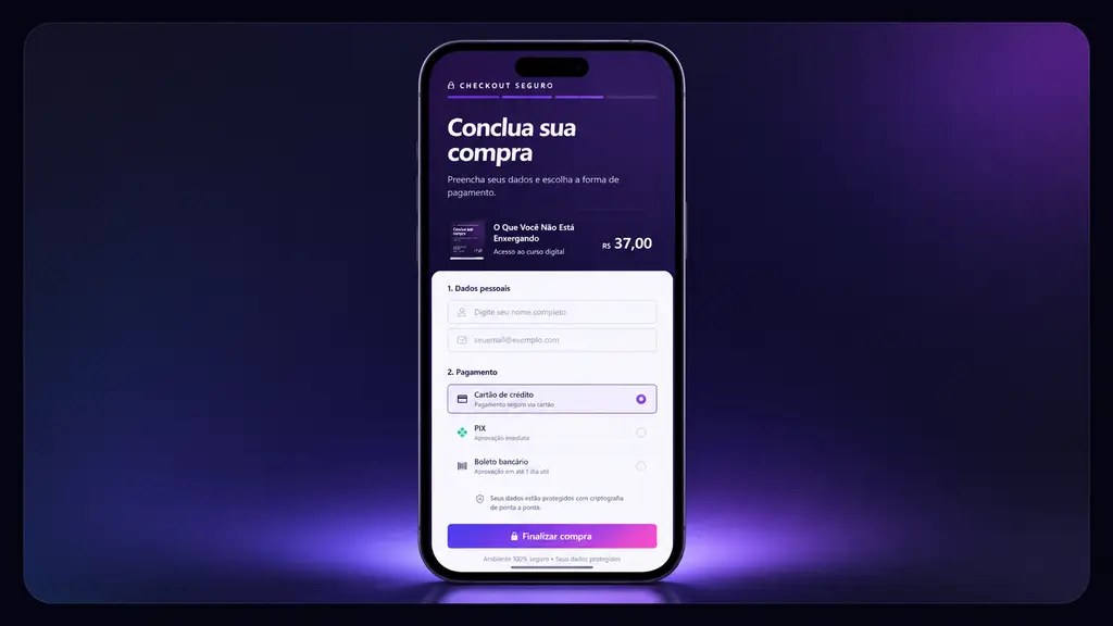 Representação visual da evolução do site